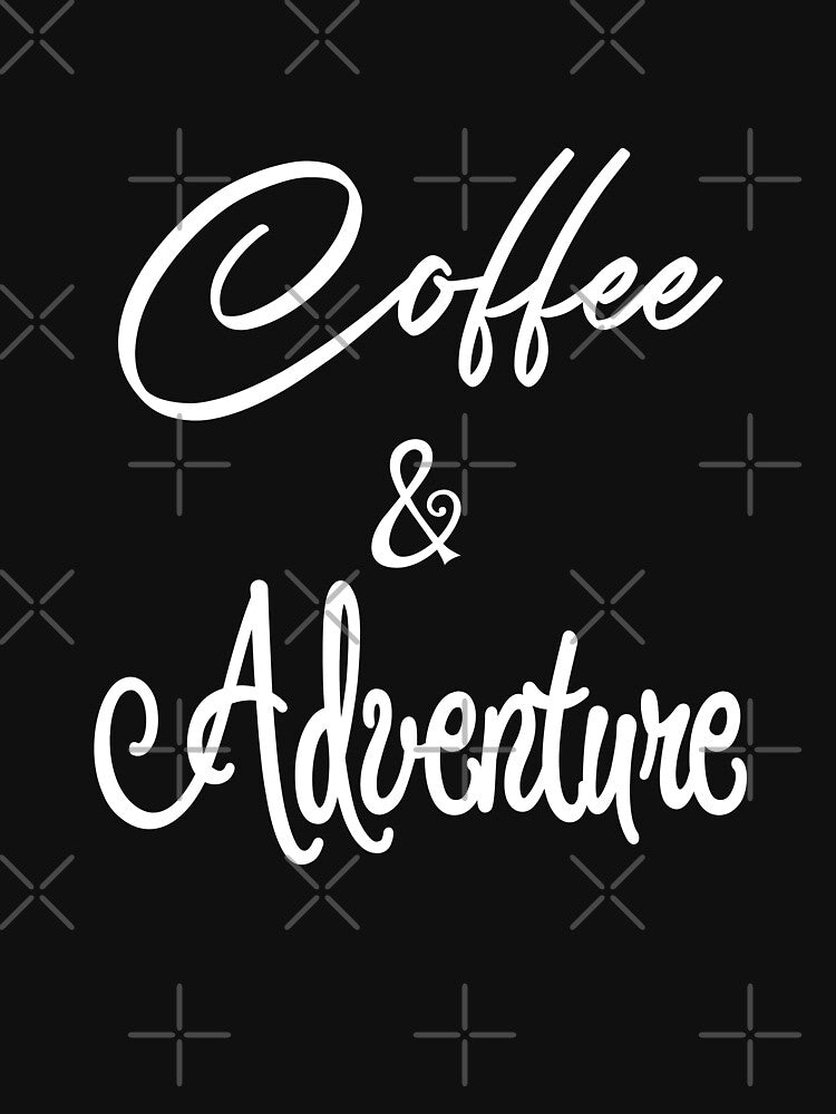 Coffee mountain adventure shirt, by DAM Creative, by DAM Creative ⭐⭐⭐⭐⭐