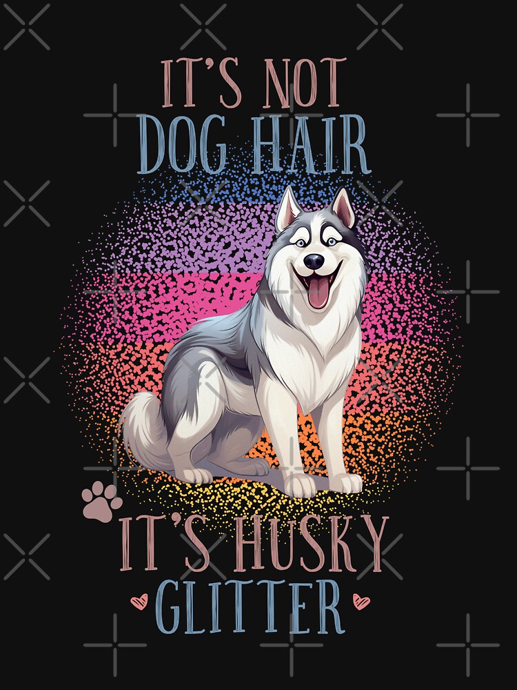 Siberian Husky Retro Sunset Vintage Dog Lover Cute Pet Gift Dog Paw by darunwan T-Shirts, Hoodie, Sweatshirt (Image 3)