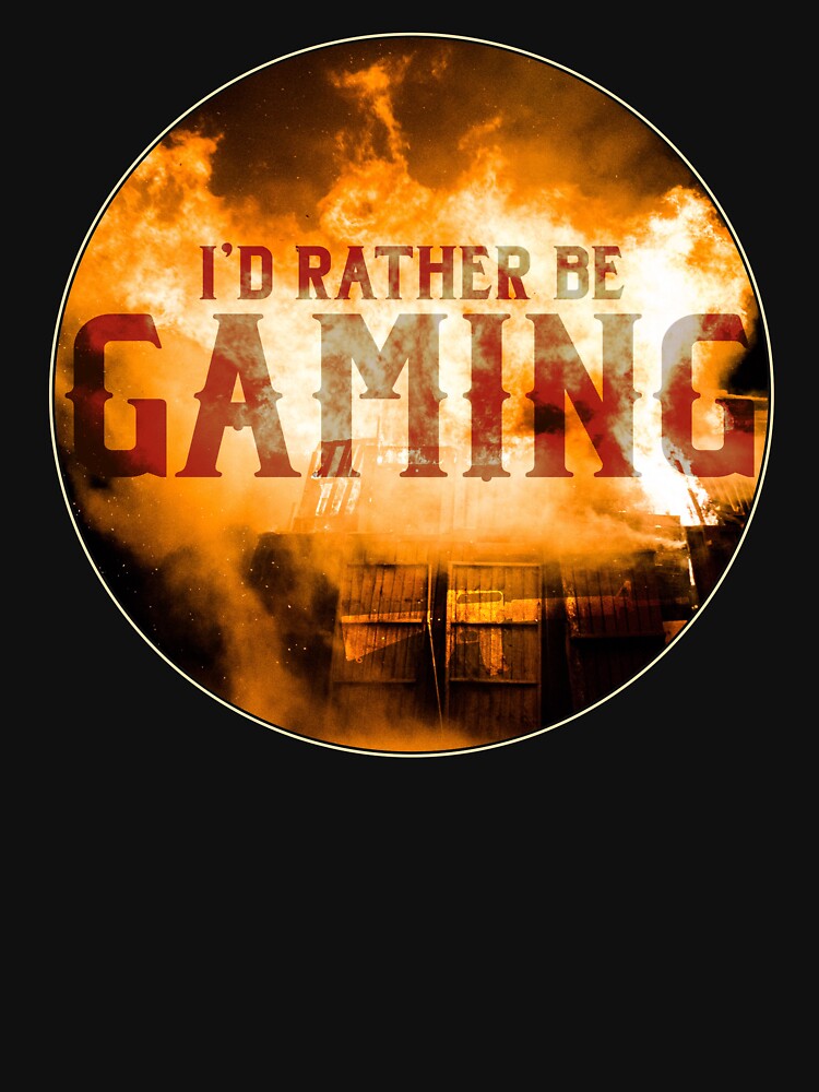 Gaming Artwork "I'd Rather Be Gaming" Explosion by festivalshirt T-Shirts, Hoodie, Sweatshirt | BlankRebels.com (Image 3)