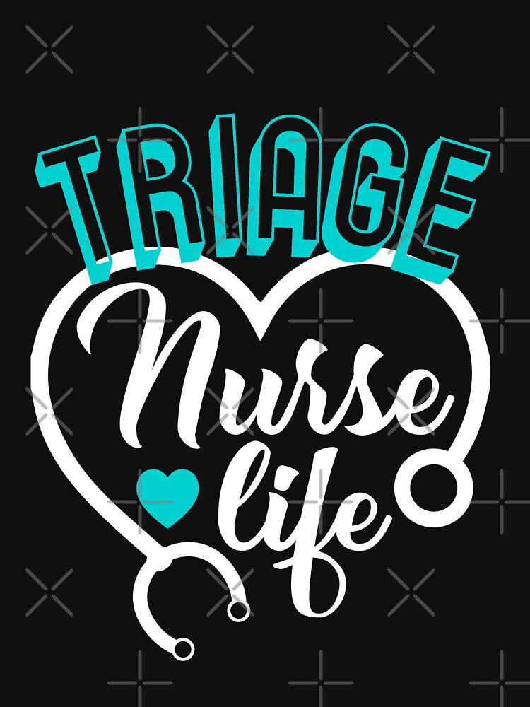 Triage Nurse Life ER Night Shift Nurse by wordsonly T-Shirts, Hoodie, Sweatshirt | BlankRebels.com (Image 3)