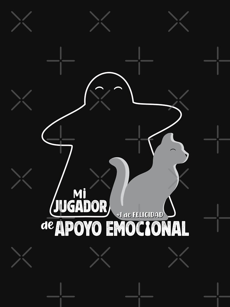 My EMOTIONAL SUPPORT PLAYER - CAT by AventurerosLúdicos T-Shirts, Hoodie, Sweatshirt | BlankRebels.com (Image 3)