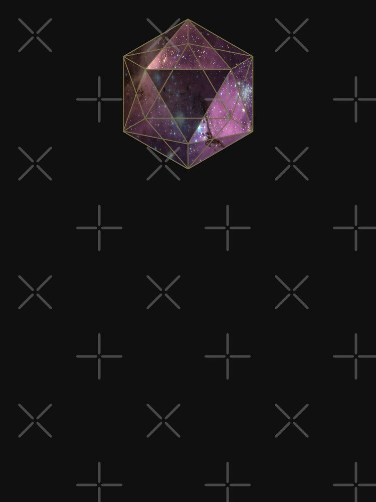 Starred sky geometry concept: a crystal purple heart by Blacklinesw9 T-Shirts, Hoodie, Sweatshirt | BlankRebels.com (Image 3)