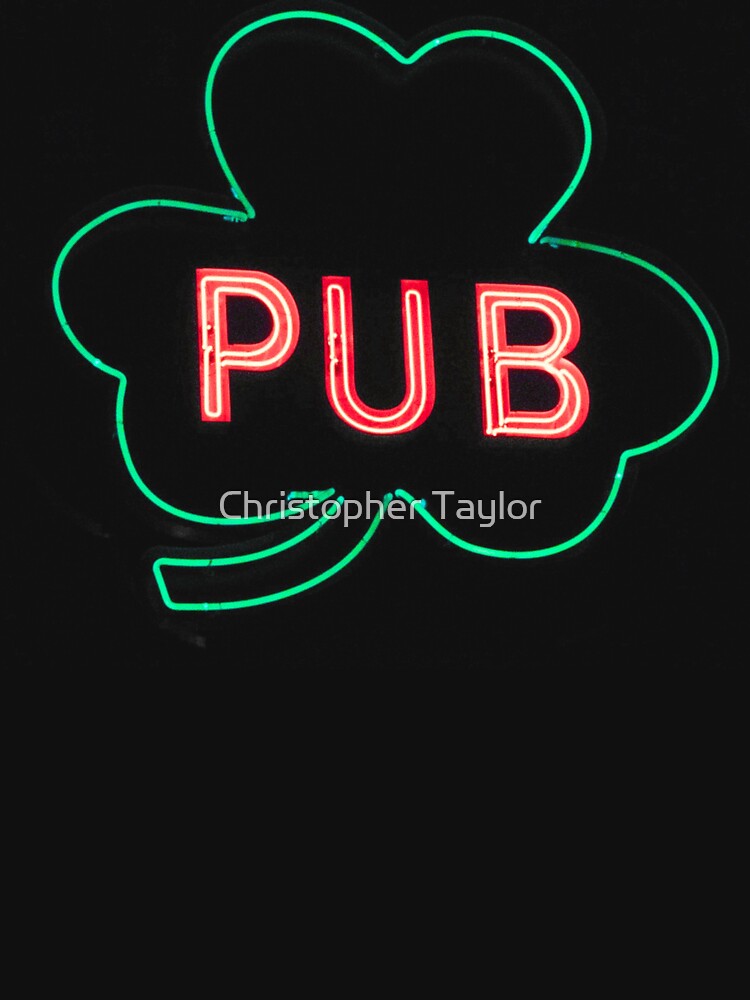 Ye Olde Irish Pub And Four Leaf Clover | St. Patricks Day by Christopher Taylor T-Shirts, Hoodie, Sweatshirt (Image 3)