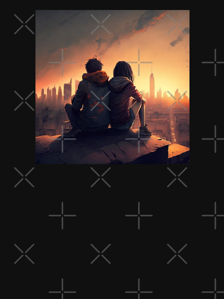 Couple City Sunset by yangs-wear T-Shirts, Hoodie, Sweatshirt | BlankRebels.com (Image 3)