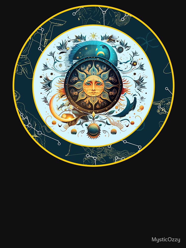 Celestial Sun and Moon by MysticOzzy T-Shirts, Hoodie, Sweatshirt | BlankRebels.com (Image 3)