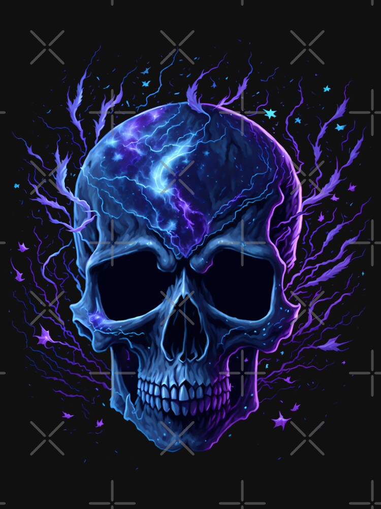 Scary Skull by Xhevahir T-Shirts, Hoodie, Sweatshirt | BlankRebels.com (Image 2)