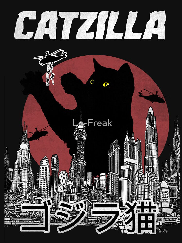 Catzilla vintage by Le-Freak T-Shirts, Hoodie, Sweatshirt | BlankRebels.com (Image 3)