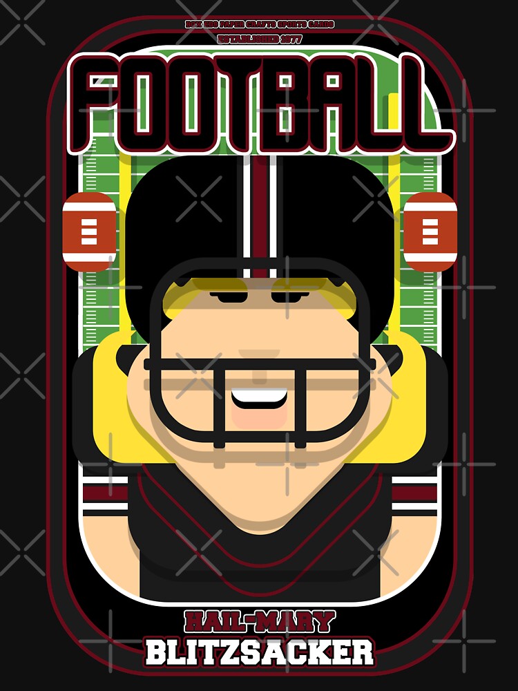 American Football Black and Maroon - Hail-Mary Blitzsacker - Hazel version by boxedspaper T-Shirts, Hoodie,... (Image 3)