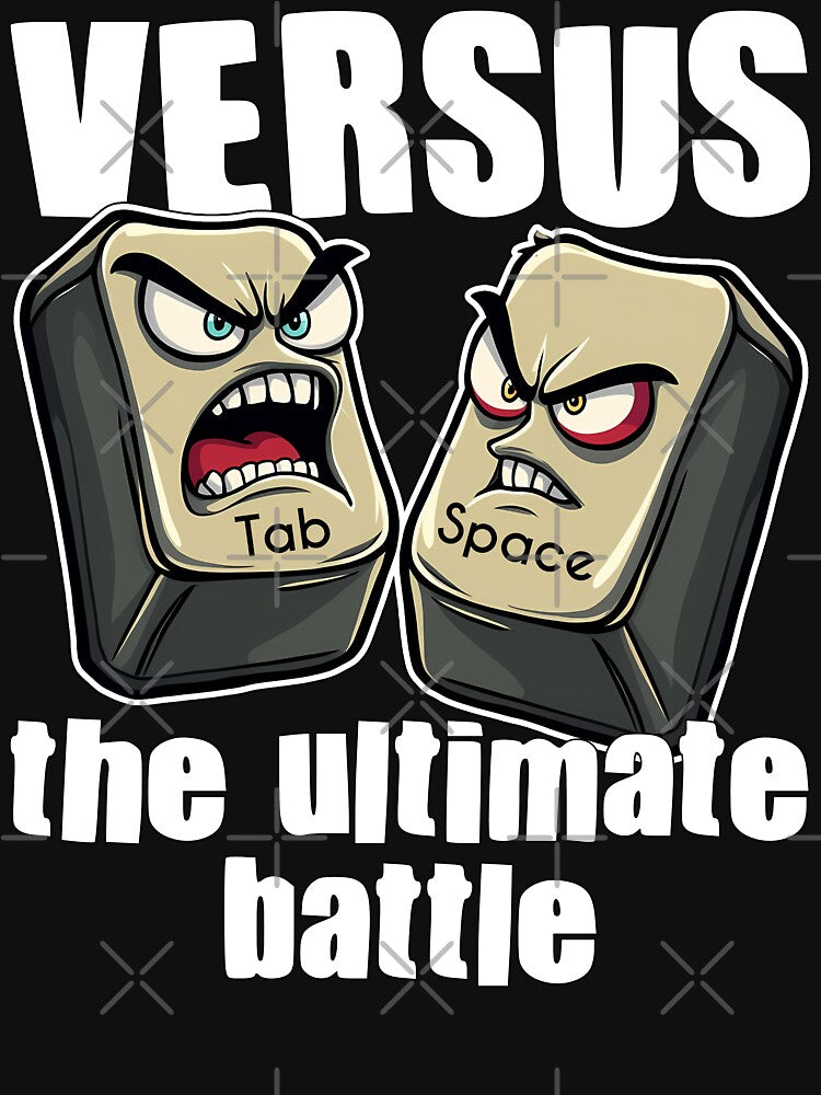 TABS VS SPACES: THE ULTIMATE BATTLE - CODING GIFT by KEF Custom T-Shirts, Hoodie, Sweatshirt | BlankRebels.com (Image 3)