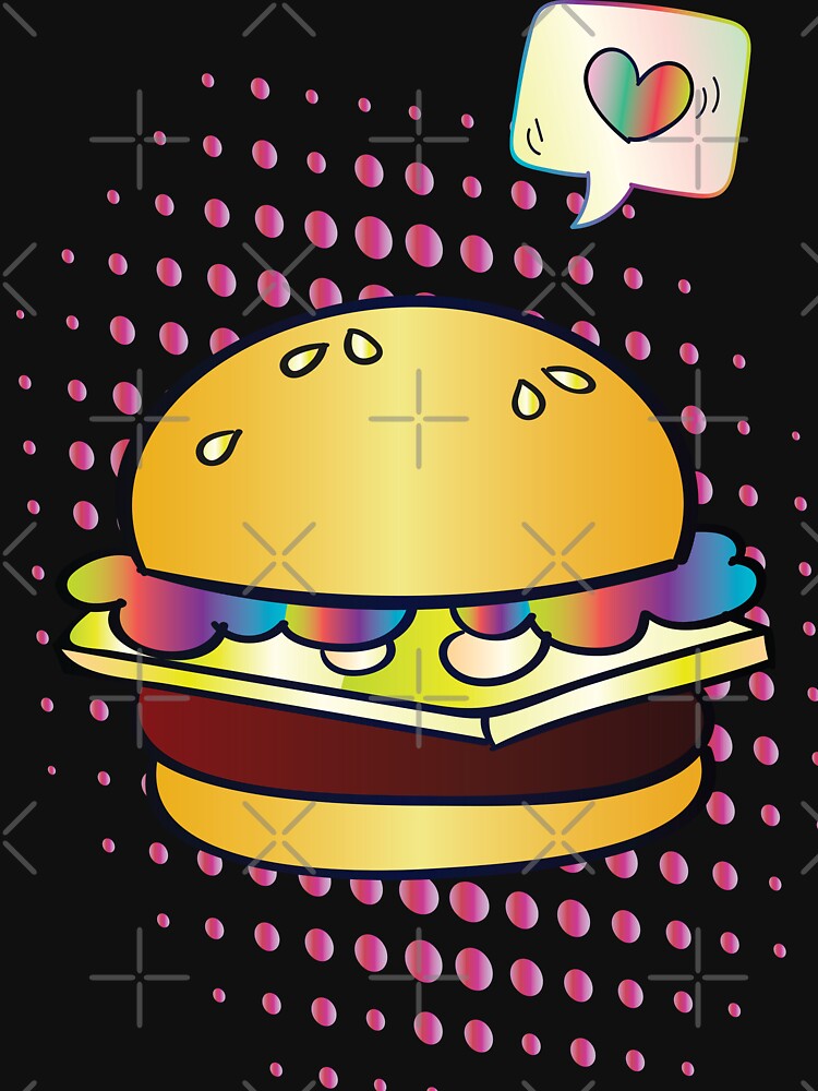 Juicy Burger USA Hamburger Foodietoon by ProjectX23 T-Shirts, Hoodie, Sweatshirt | BlankRebels.com (Image 3)