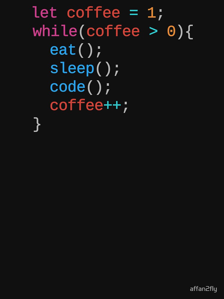Infinite loop of coffee for programmers by affan2fly T-Shirts, Hoodie, Sweatshirt | BlankRebels.com (Image 3)