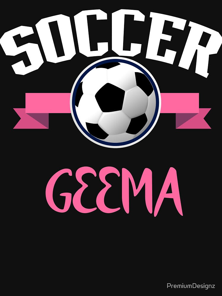 Funny Grandmother Sports Trendy Gift - Soccer Geema by PremiumDesignz