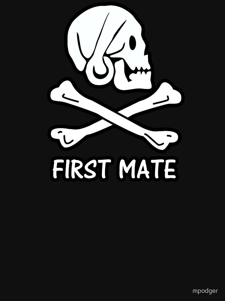 Pirate 26 FIRST MATE by mpodger T-Shirts, Hoodie, Sweatshirt | BlankRebels.com (Image 3)
