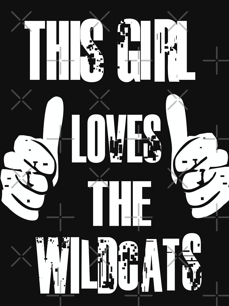 This girl loves the wildcats Cat T Shirt by URBANBOX