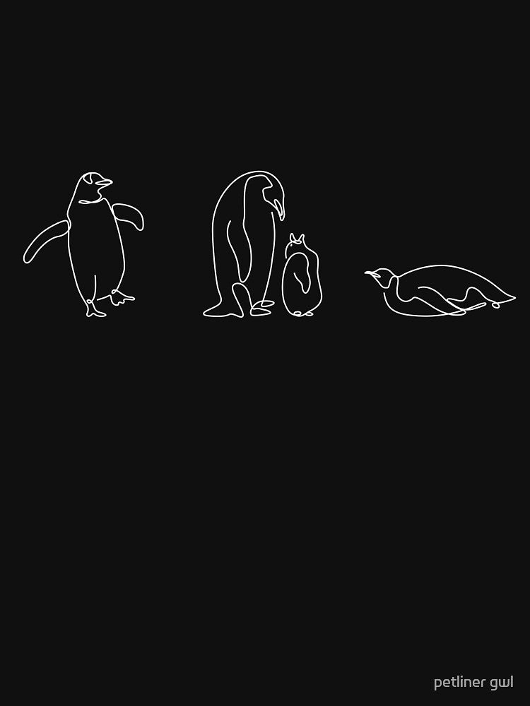 penguin (black) by spacebuzzz . jase T-Shirts, Hoodie, Sweatshirt | BlankRebels.com (Image 3)