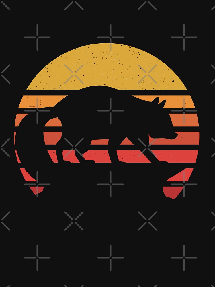 Vintage Raccoon Under The Sunset Ready For The Hunt by cartoonice T-Shirts, Hoodie, Sweatshirt | BlankRebels.com (Image 3)