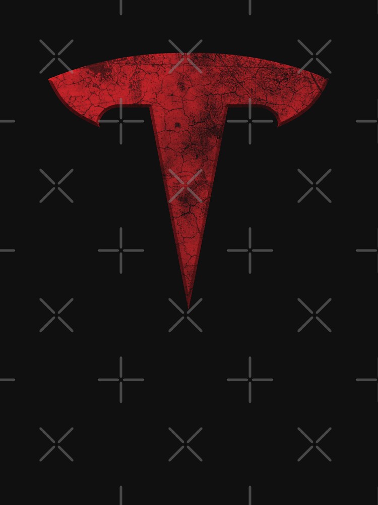Tesla Grunge Weathered Logo by Fan Art Station T-Shirts, Hoodie, Sweatshirt | BlankRebels.com (Image 3)