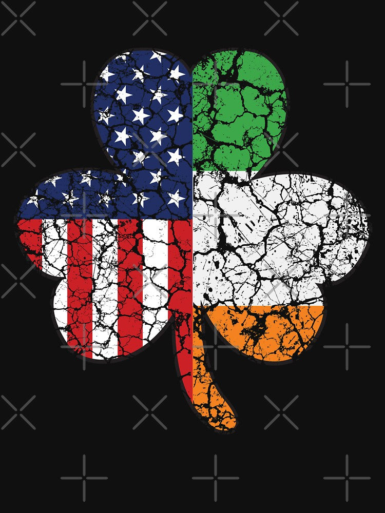 Shamrock Irish American Flag St Patricks Day Clover Leaf by Hananiah Merch T-Shirts, Hoodie, Sweatshirt (Image 3)