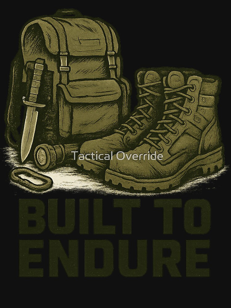 Built to endure by Tactical Override T-Shirts, Hoodie, Sweatshirt | BlankRebels.com (Image 3)