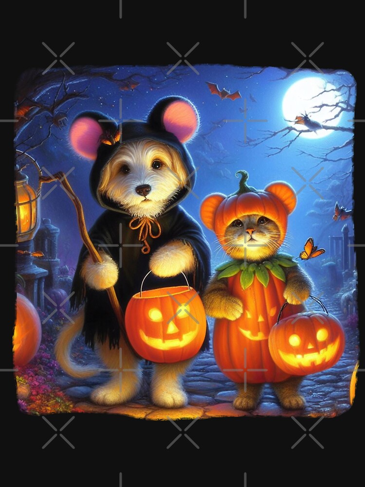 cat and dog halloween by Jalin . T-Shirts, Hoodie, Sweatshirt | BlankRebels.com (Image 3)