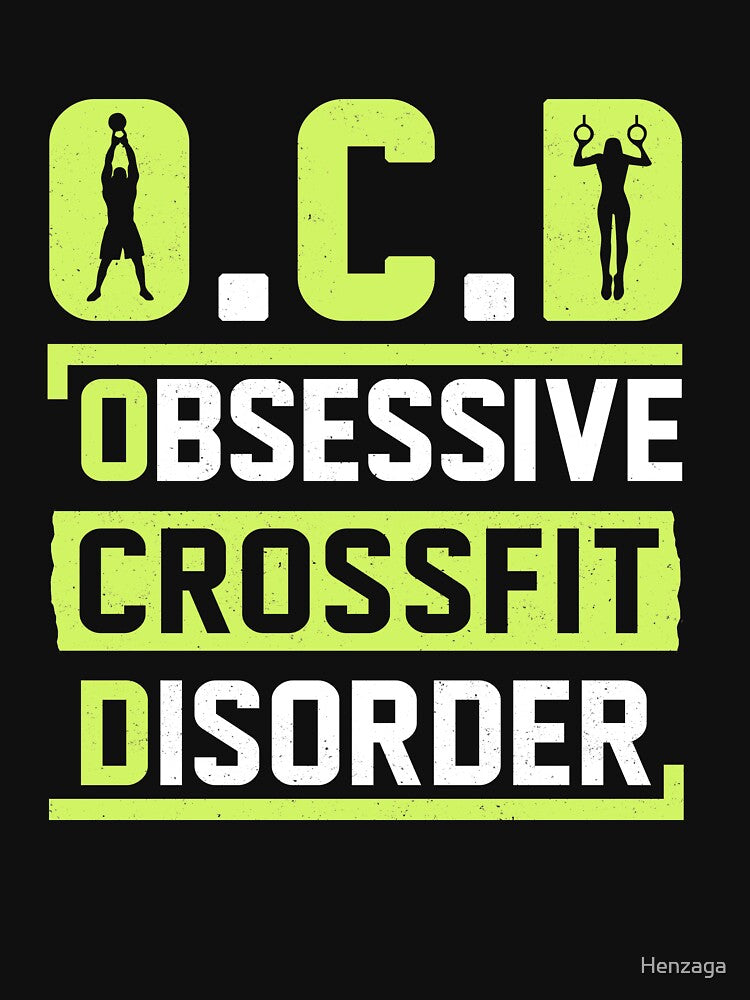 OCD - Obsessive Crossfit Disorder by Henzaga T-Shirts, Hoodie, Sweatshirt | BlankRebels.com (Image 3)