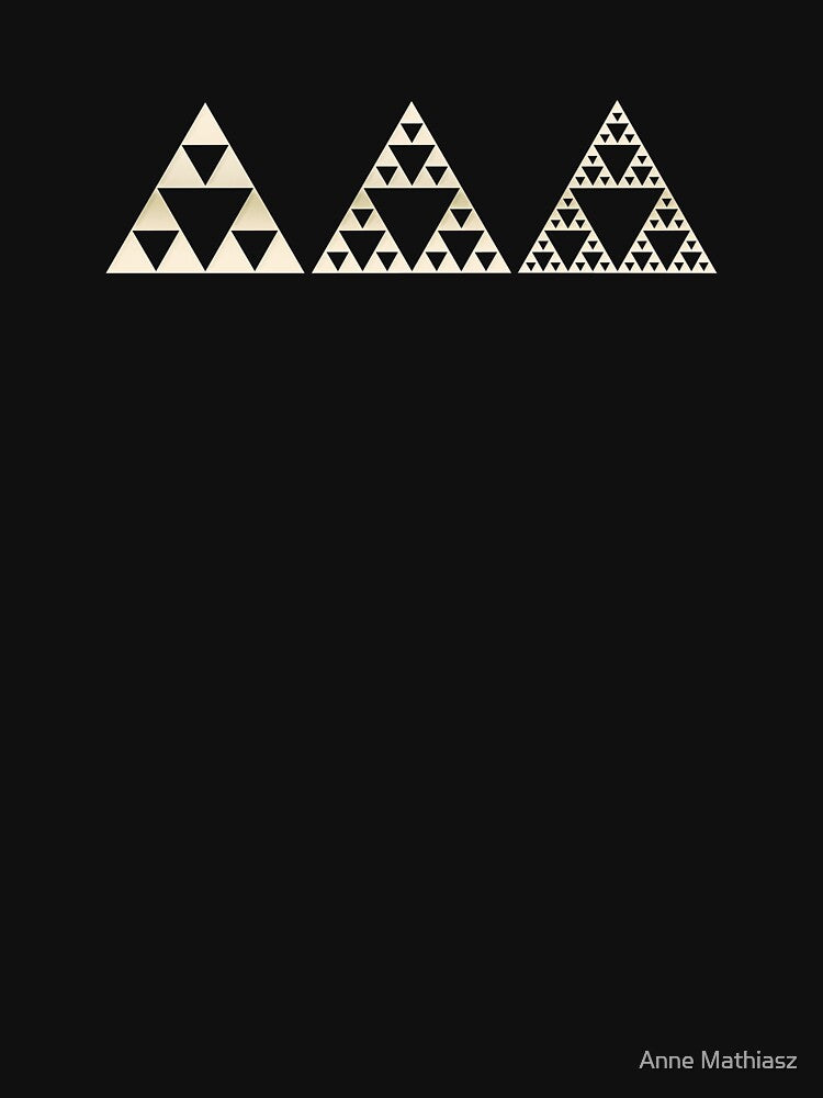 Sierpinski, Triangle, Mathematics, Fractal, Math, Geometry by nitty-gritty T-Shirts, Hoodie, Sweatshirt (Image 3)