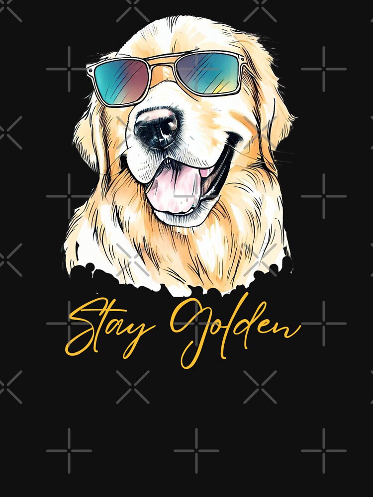 STAY GOLDEN - Golden Retriever with Sunglasses by ZogDog Pro T-Shirts, Hoodie, Sweatshirt | BlankRebels.com (Image 3)