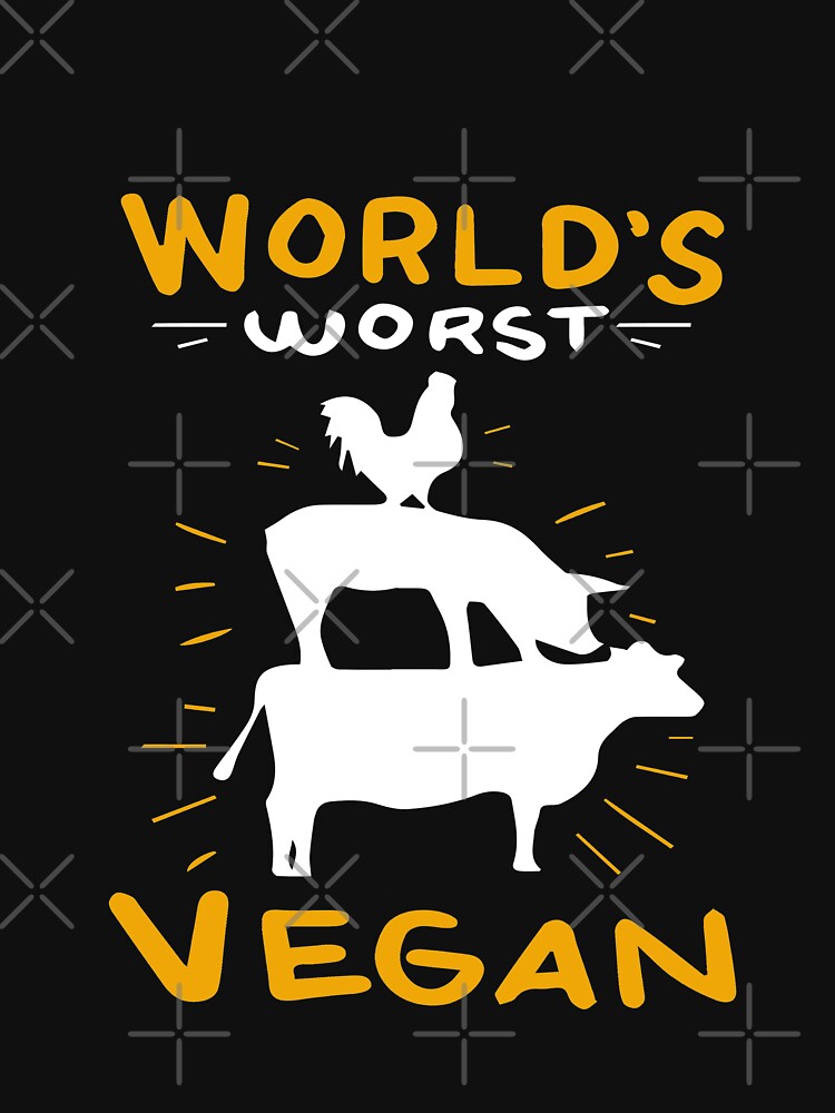 Worlds Worst Vegan by Mill8ion T-Shirts, Hoodie, Sweatshirt | BlankRebels.com (Image 3)
