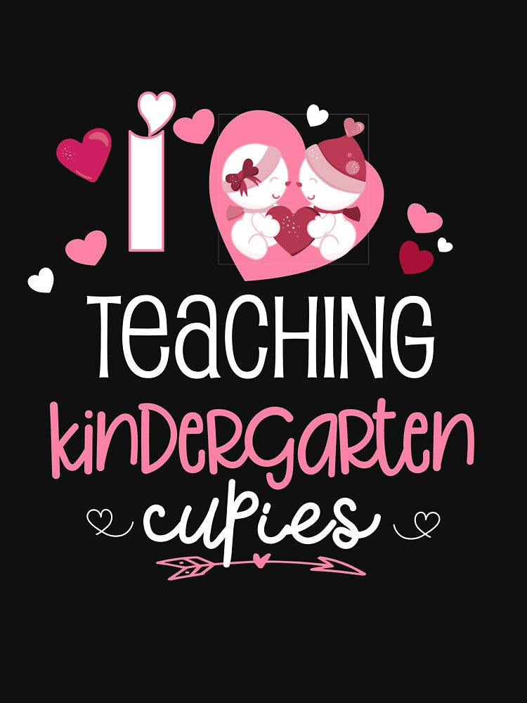 Valentine Teacher Cute I Love Teaching Kindergarten Cupies by Sapphire Star T-Shirts, Hoodie, Sweatshirt (Image 3)