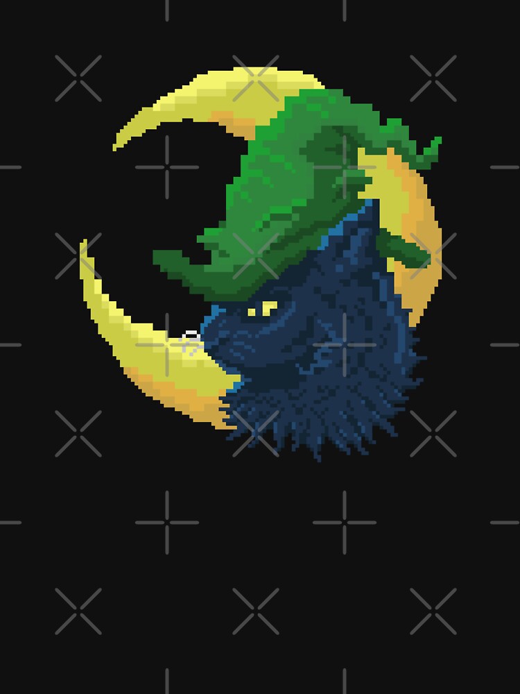 Pixel Art Black Cat by wolfkin-design T-Shirts, Hoodie, Sweatshirt | BlankRebels.com (Image 3)