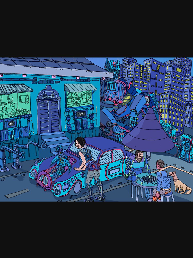 Cyber Funk City by L4standy T-Shirts, Hoodie, Sweatshirt | BlankRebels.com (Image 3)