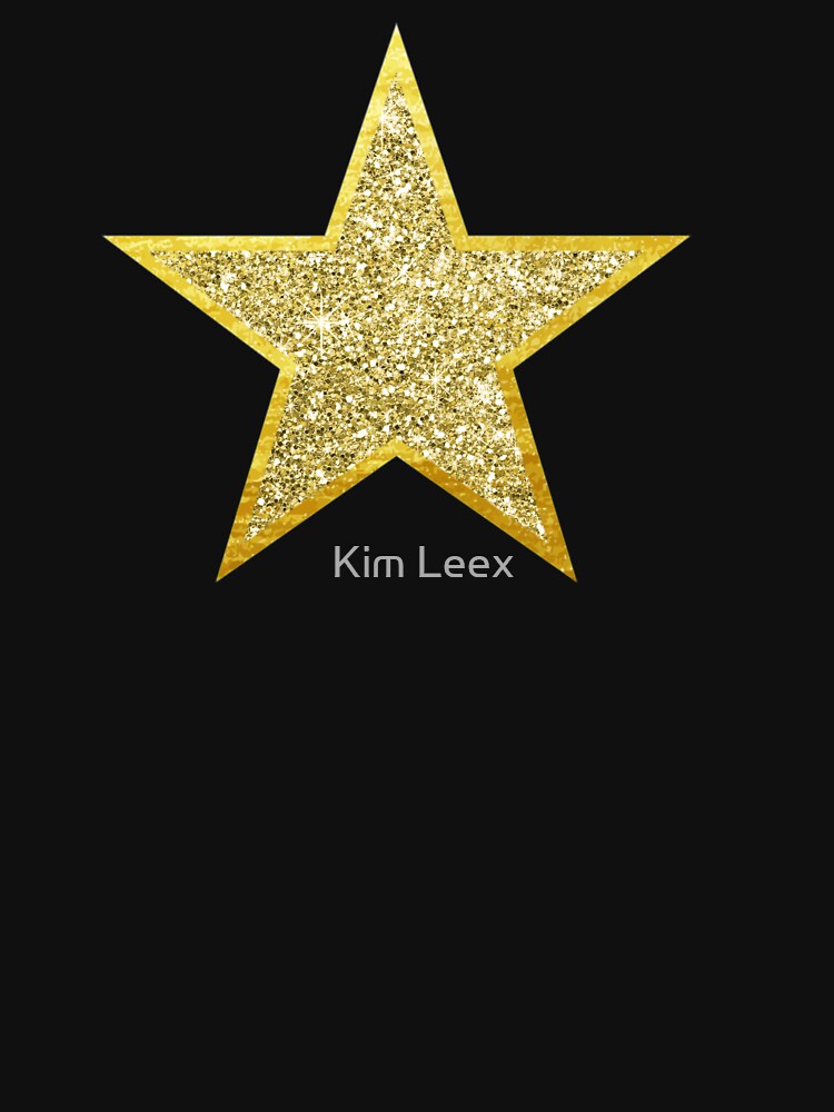 Gold Glitter Star by Kim Leex T-Shirts, Hoodie, Sweatshirt | BlankRebels.com (Image 3)