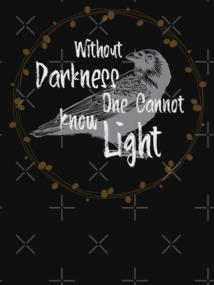 Gothic Raven Art With Darkness Quote by WIZECROW T-Shirts, Hoodie, Sweatshirt | BlankRebels.com (Image 3)