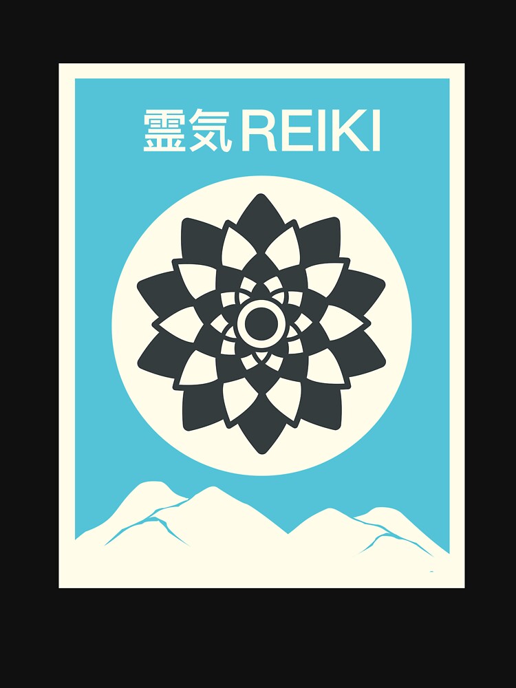 "REIKI" Japanese Retro Vintage Chakra Qi T-Shirts, Hoodie, Sweatshirt