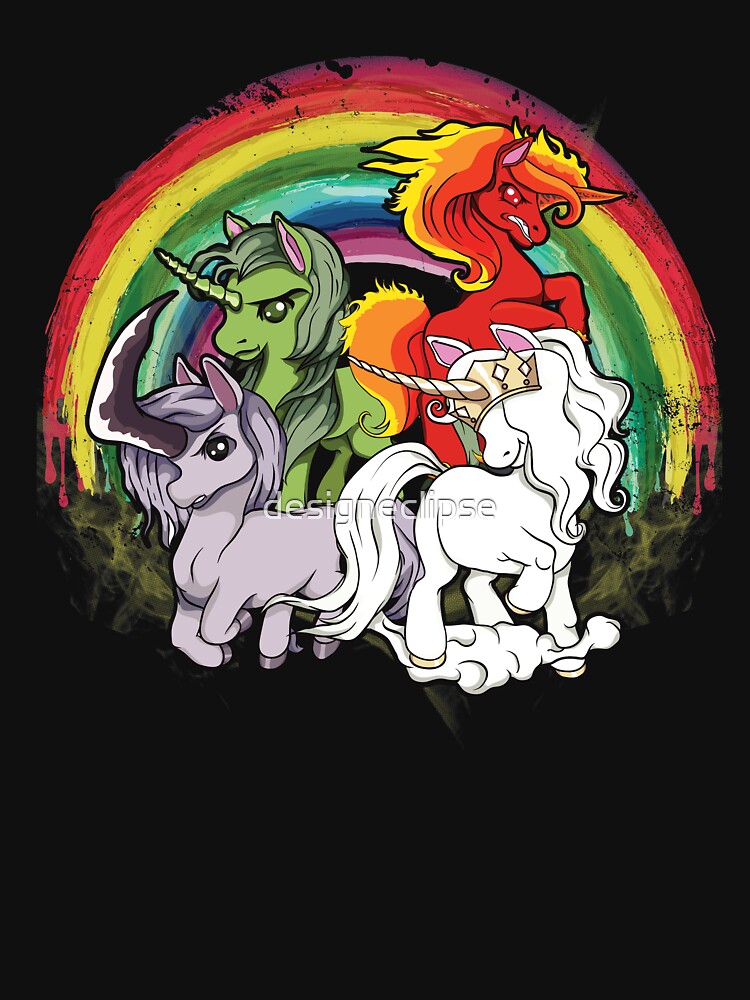 4 Unicorns Of The Apocalypse by designeclipse T-Shirts, Hoodie, Sweatshirt | BlankRebels.com (Image 3)