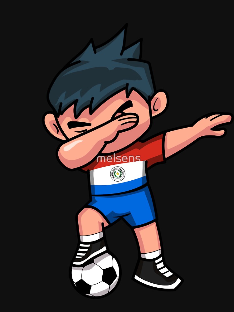 Soccer Boy Dabbing Paraguay by melsens