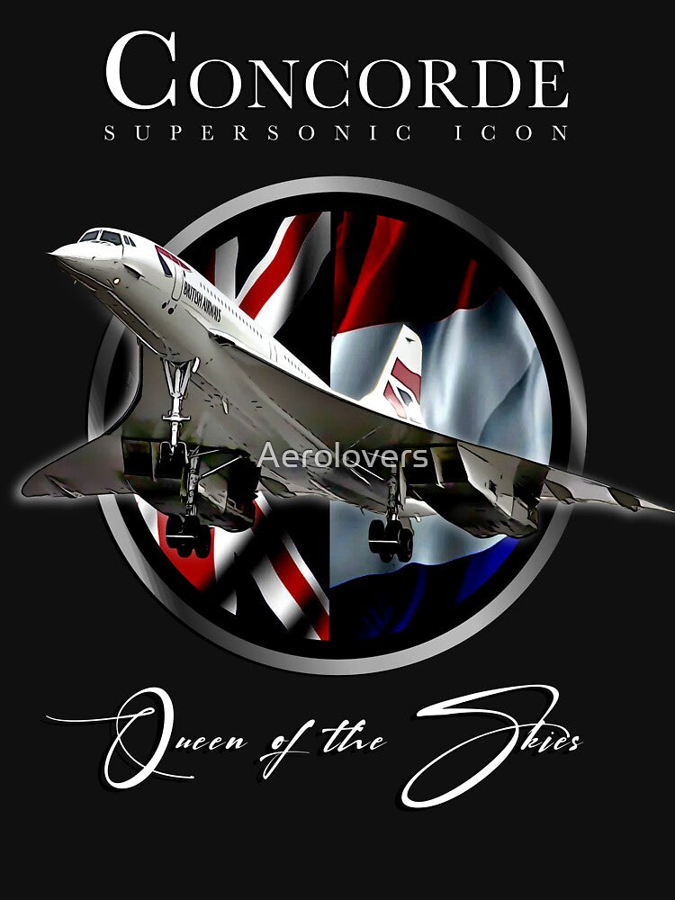 Concorde Supersonic British French Legendary Aircraft T-Shirts, Hoodie, Sweatshirt