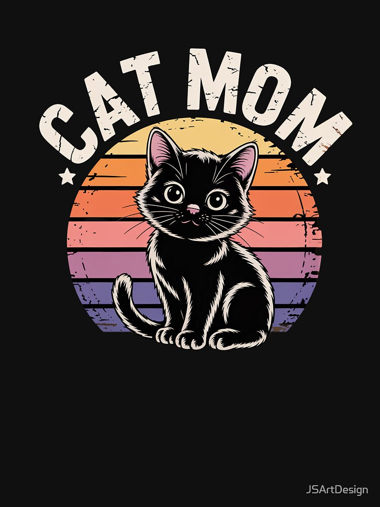 Cat Mum | Cat lover shirt by JSArtDesign Hoodie, Sweatshirt | BlankRebels.com (Image 3)