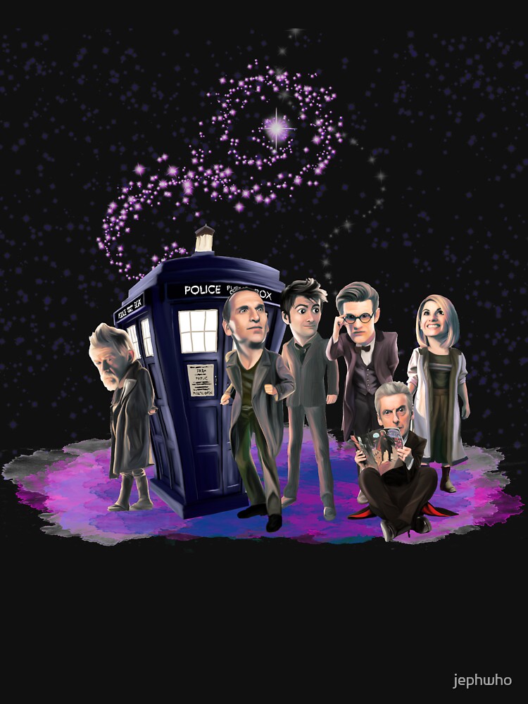 Doctor Who: Cartoon by jephwho T-Shirts, Hoodie, Sweatshirt | BlankRebels.com (Image 3)