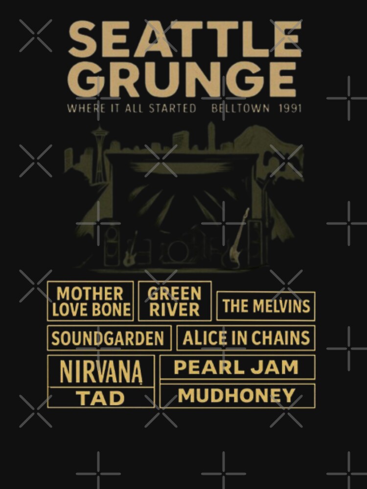 Seattle Grunge by KinshipThings T-Shirts, Hoodie, Sweatshirt | BlankRebels.com (Image 3)