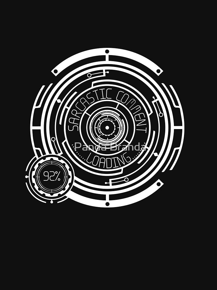 Sarcasm Loading Art Design by Panda Branda T-Shirts, Hoodie, Sweatshirt | BlankRebels.com (Image 3)