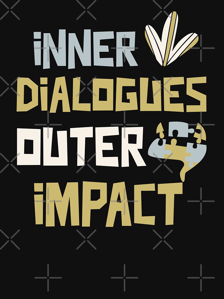 Inner dialogues outer impact, gift for introverts by HosvPrint .s T-Shirts, Hoodie, Sweatshirt | BlankRebels.com (Image 3)