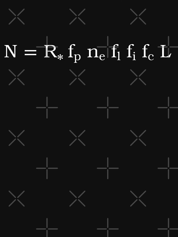 Drake Equation (White) by Planet9Design T-Shirts, Hoodie, Sweatshirt | BlankRebels.com (Image 3)