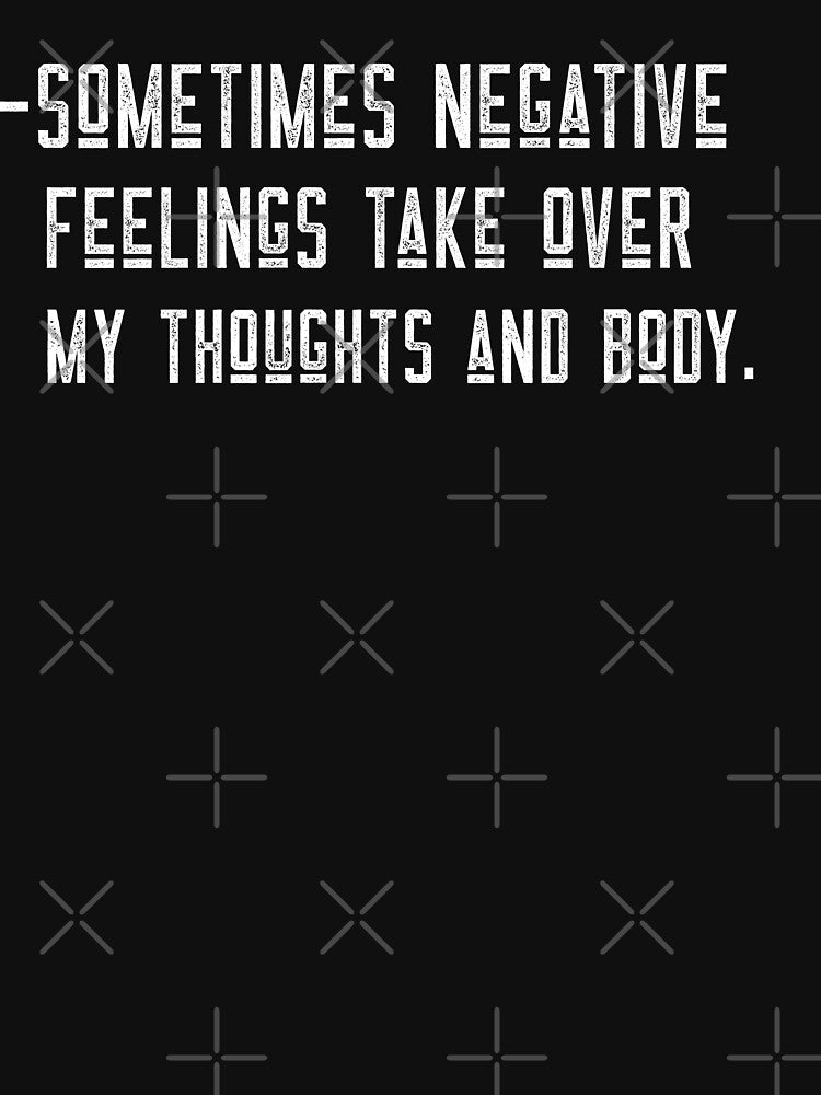Sometimes negative feelings take over my thoughts and body, gift for introverts by HosvPrint .s T-Shirts,... (Image 3)