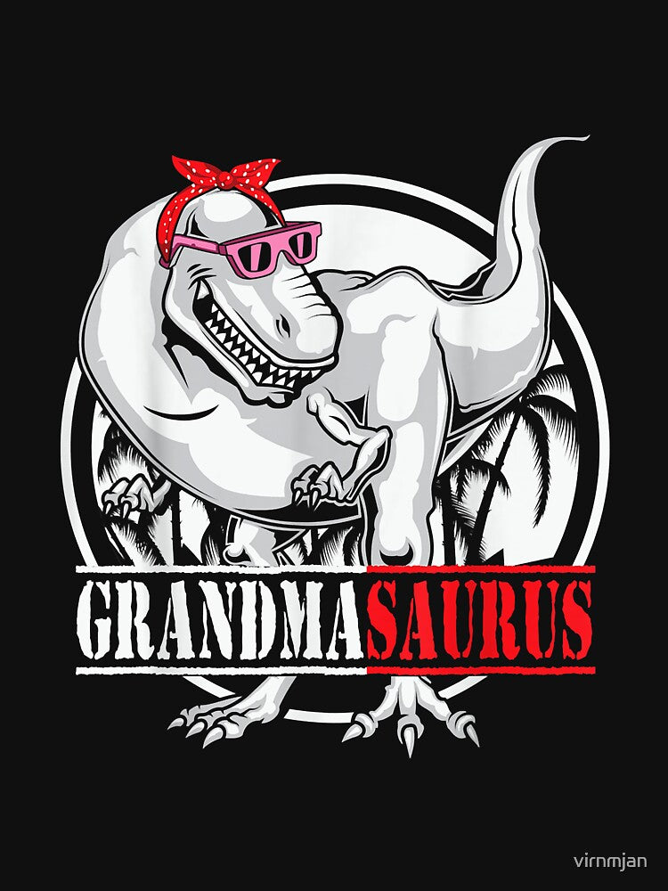 Grandmasaurus Dinosaur Rex Mother's Day Family Matching by virnmjan T-Shirts, Hoodie, Sweatshirt | BlankRebels.com (Image 3)