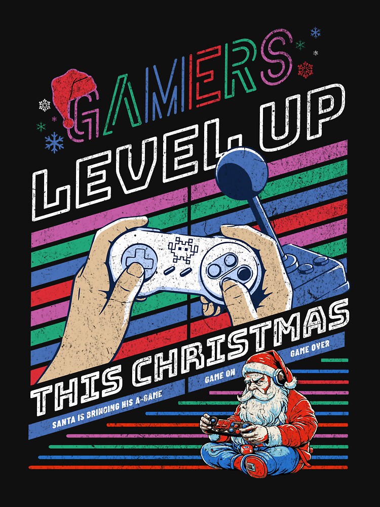 Gamers level up this Christmas by Retro-Rebellion T-Shirts, Hoodie, Sweatshirt | BlankRebels.com (Image 3)