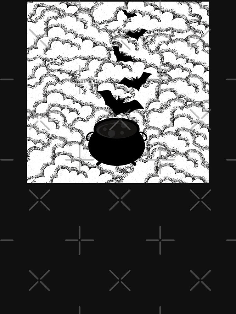 Magic Halloween Cauldron and Bats by fontspree T-Shirts, Hoodie, Sweatshirt | BlankRebels.com (Image 3)