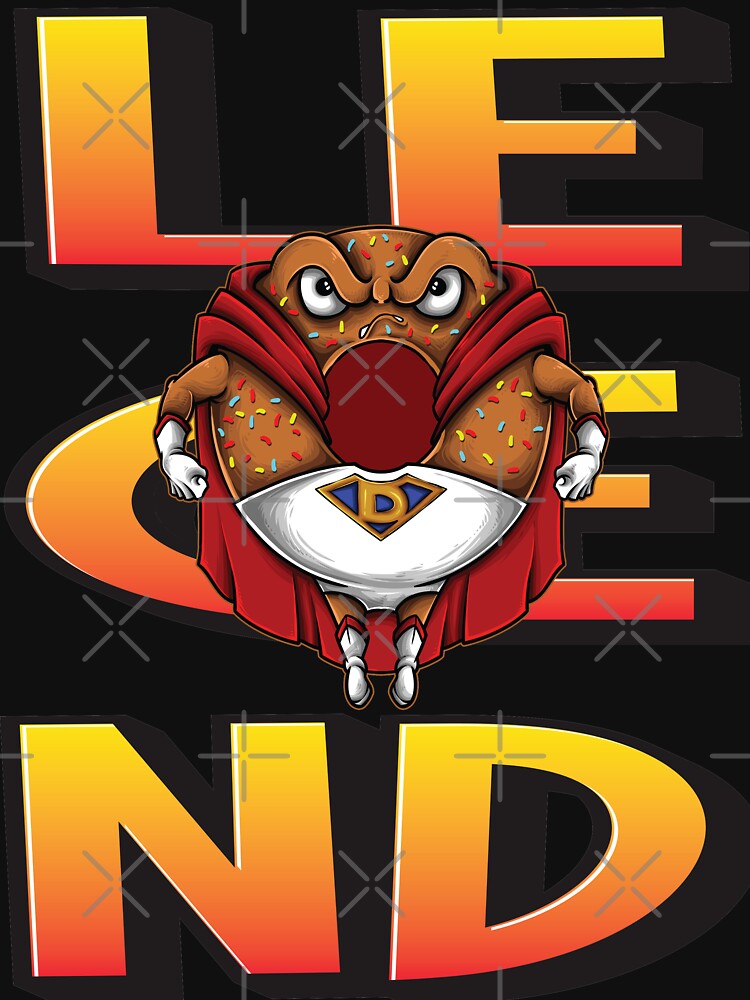 Legend Superhero Donut The Man The Myth The Legend by ProjectX23 T-Shirts, Hoodie, Sweatshirt | BlankRebels.com (Image 3)