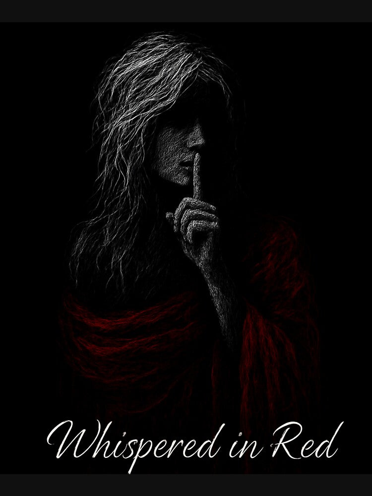 Whispered in Red – Dark Scribble Art by ElegantKsh T-Shirts, Hoodie, Sweatshirt | BlankRebels.com (Image 3)