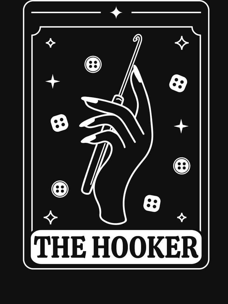 Tarot Card The Hooker Funny Wicca Crochet Women Crocheting by taaddison50 T-Shirts, Hoodie, Sweatshirt (Image 3)